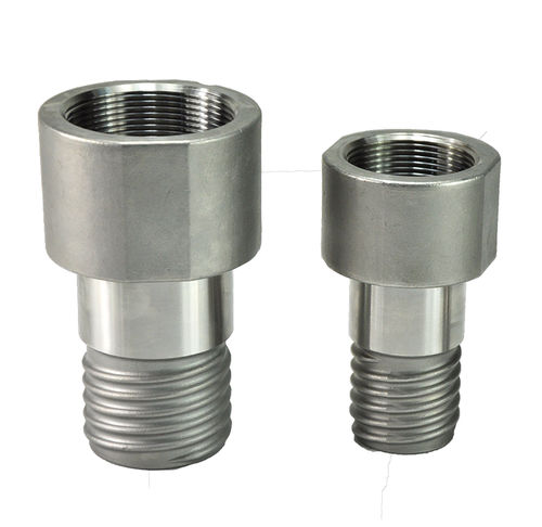 Racor hidráulico - L4013 series - LUXECASTING INTERNATIONAL GROUP - roscado / DIN / de acero inoxidable