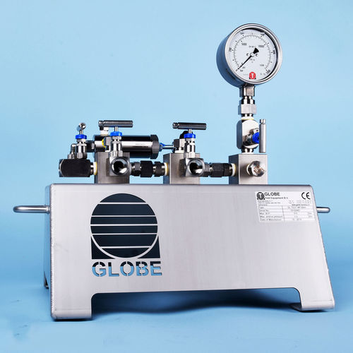 Manifold multivía - GLOBE Airmotors, Test Equipment & Motion Control - de acero inoxidable / de gas / para instrumentos de medición de la presión