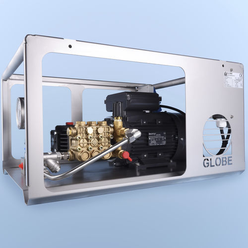 Grupo hidráulico con motor eléctrico - EPU series - GLOBE Airmotors, Test Equipment & Motion Control - para aplicaciones de alta presión / para máquina de ensayos / compacto