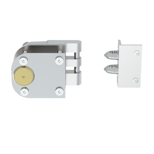 Cerradura con pestillo - KKCK-GL-TGLCK-SET - Ningbo Vichnet Technology Co., Ltd - para puerta / de acero inoxidable