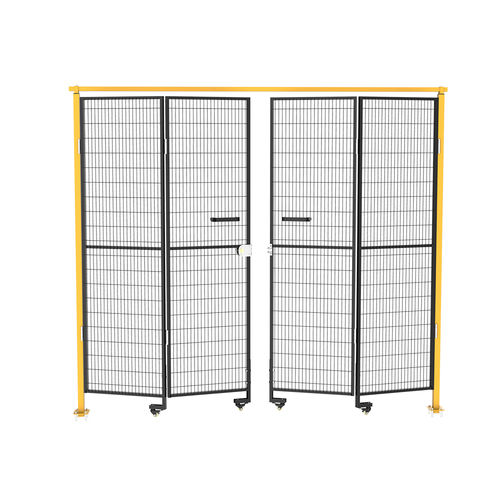 Puerta plegable - SM06-MAX4000 - Ningbo Vichnet Technology Co., Ltd - de acero / para interior