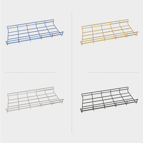 Bandeja portacable de entramado - Nickel color series - Ningbo Vichnet Technology Co., Ltd - recubierta de níquel