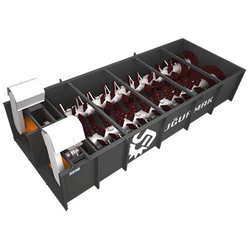 Molino de piedras - UPY series - Uğurmak Crushing and Screening Plants - de lámina / horizontal / doble
