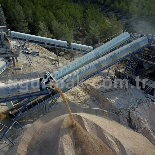 Transportador de banda - UB series - Uğurmak Crushing and Screening Plants - de carga / de descarga / modular