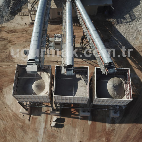 Tolva de almacenaje - USB series - Uğurmak Crushing and Screening Plants - para hormigón / de arena / para equipos mineros