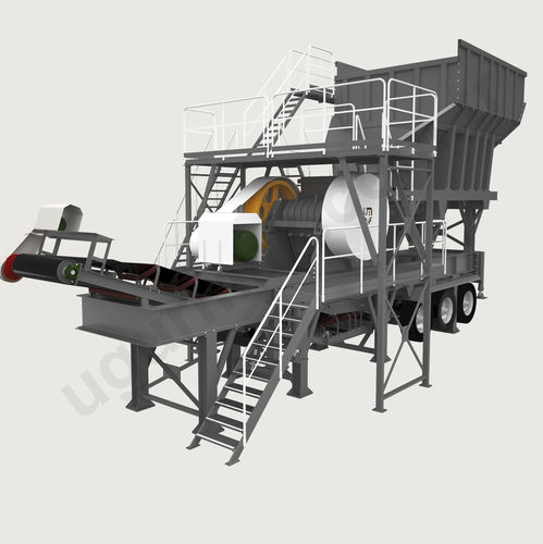 Machacadora de mandíbula - uma  - Uğurmak Crushing and Screening Plants - móvil / primaria
