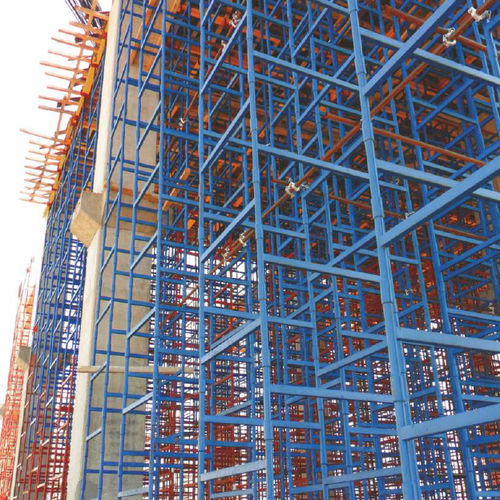 Torre de andamio fijo - H-TOWER - OZLER FORMWORK AND SCAFFOLDING SYSTEMS - de fachada / modular