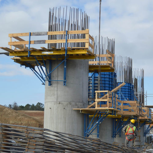 Encofrado de trepa - OCF - OZLER FORMWORK AND SCAFFOLDING SYSTEMS - a una cara / de tabiques / para pilares