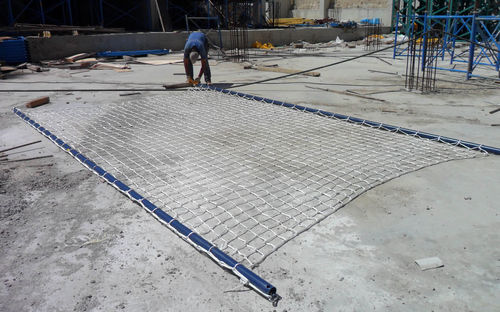 Red de seguridad para obra - SAFETYNET - OZLER FORMWORK AND SCAFFOLDING SYSTEMS - de gran altura