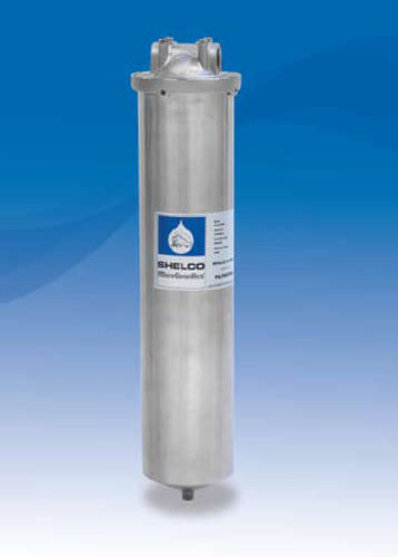 Cárter de filtro de un solo cartucho - FLD series - Shelco Filters - para aire comprimido / de acero inoxidable