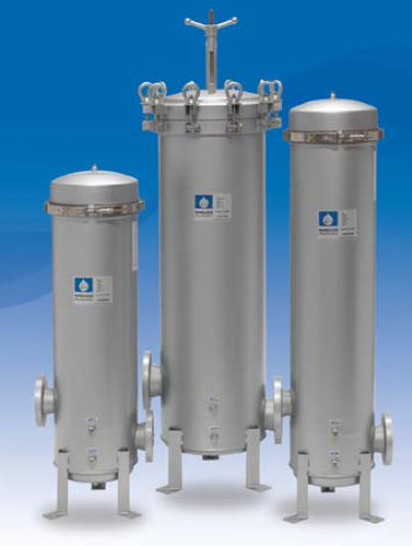 Cárter de filtro de cartuchos múltiples - 12FOS / 22FOS series - Shelco Filters - para líquido / de acero inoxidable / sanitario