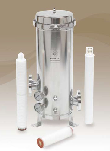Cárter de filtro de cartuchos múltiples - MicroVantage HPI series - Shelco Filters - para líquido / de acero inoxidable / sanitario