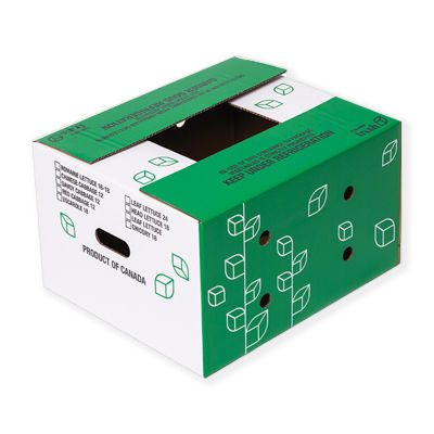 Caja de embalaje de cartón - Cascades - para verdura / para fruta