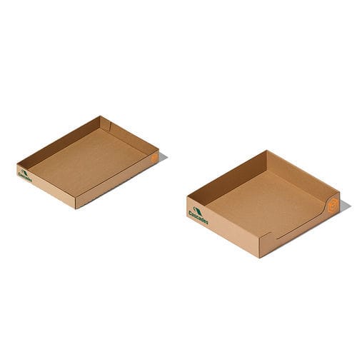 Caja de embalaje de cartón ondulado - Cascades - para producto listo para su expedición