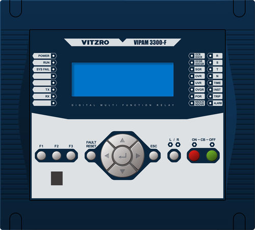 Relé de protección de sobretensión - VIPAM3300-F - VitzroEM Co., Ltd. - de sobreintensidad / digital / compacto