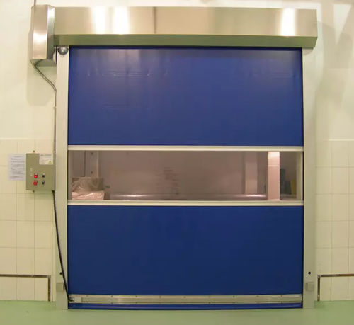 Puerta enrollable - BRDECO - de tejido / para interior / rápida