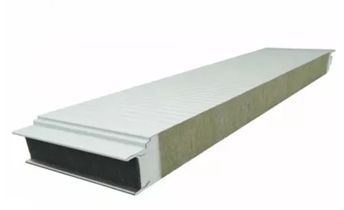 Panel sándwich alma de lana de roca - BRDECO - cara de acero / para muro / térmico