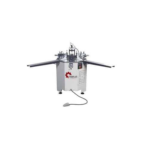 Engastadora de esquinas para perfiles de aluminio - Fabplus - semiautomática / hidráulica / controlada por PLC