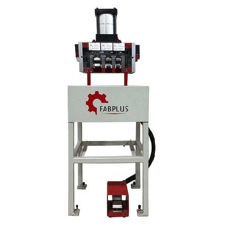 Punzonadora manual - Fabplus - neumática / para perfiles de aluminio / de punzonado
