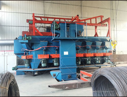 Granalladora de carga suspendida - TB-WD4000 - Tongbao Surface Processing Equipment - para hilos / para limpieza de superficies / continua