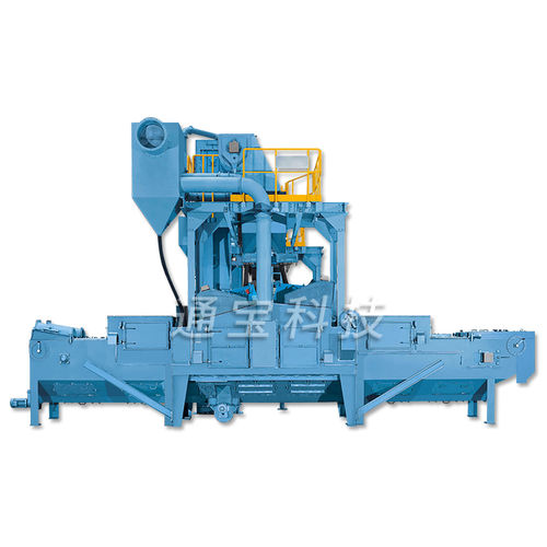 Granalladora con transportador de rodillos - TB-CA450 - Tongbao Surface Processing Equipment - para perfiles / para tuberías / para tuberías