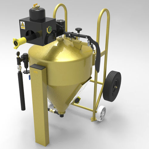 Arenadora automática - TB-DB500 - Tongbao Surface Processing Equipment - a presión / móvil / para tratamiento de superficie