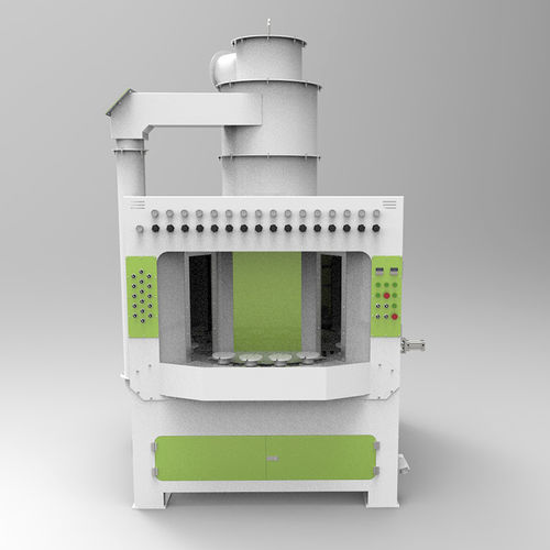 Arenadora automática - TB-NT1820-16A - Tongbao Surface Processing Equipment - de aspiración / con mesa giratoria / para tratamiento de superficie