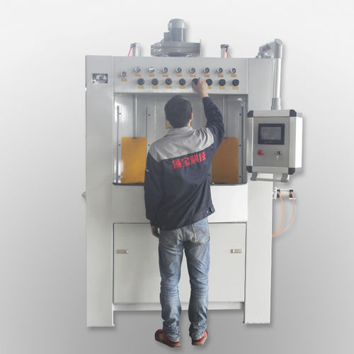 Arenadora automática - TB-NT1419-8W - Tongbao Surface Processing Equipment - de aspiración / con mesa giratoria / para tratamiento de superficie
