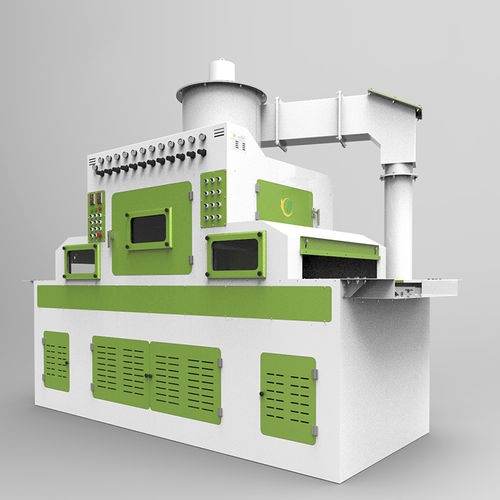 Arenadora automática - Tb-NC1400-16A - Tongbao Surface Processing Equipment - de aspiración / para tratamiento de superficie / con transportador de cinta