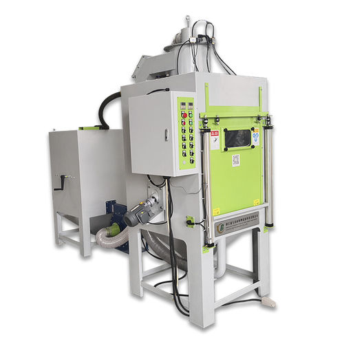 Arenadora semiautomática - TB-SC1010-3A - Tongbao Surface Processing Equipment - de aspiración / con mesa giratoria / para tratamiento de superficie