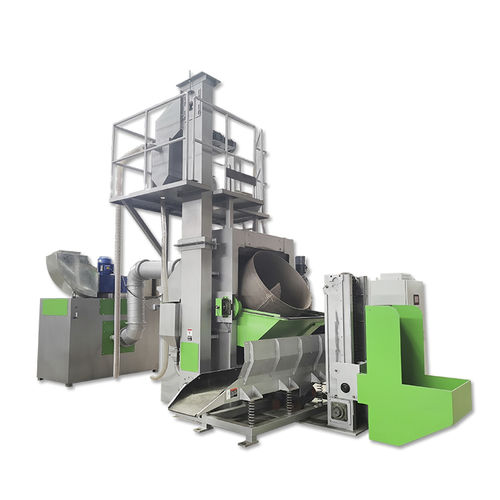 Granalladora de tambor - TBTS 300 - Tongbao Surface Processing Equipment - de turbina / para muelles / para productos a granel