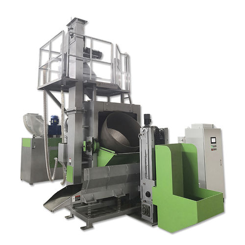 Máquina de shot peening de tambor - TBTS150 - Tongbao Surface Processing Equipment - de turbina / para muelles / para piezas de plástico