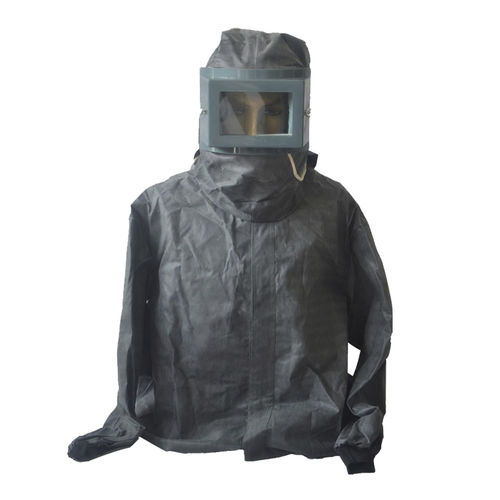 Casco para tareas de arenado - TB-1098 - Tongbao Surface Processing Equipment - con gafas de protección