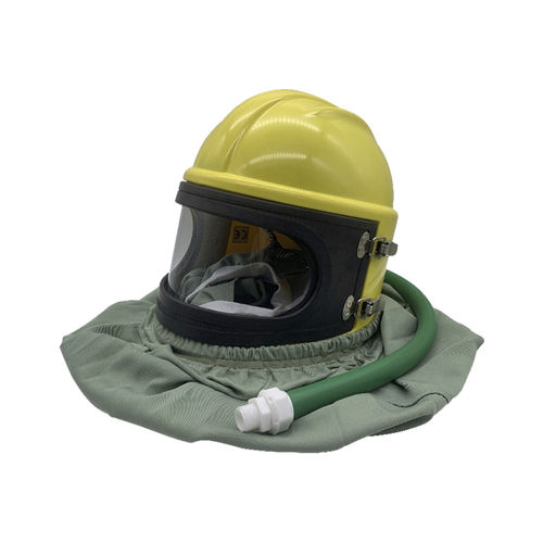Casco para tareas de arenado - TBTS-2B - Tongbao Surface Processing Equipment - con gafas de protección / ligero