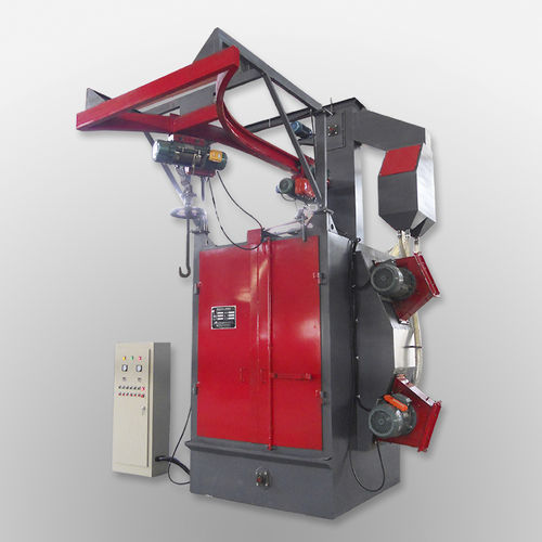 Granalladora con gancho - TB-Q375-2A - Tongbao Surface Processing Equipment - de turbina / para cilindros / de llantas