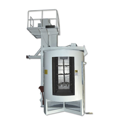 Granalladora con mesa giratoria - TB-RH1512-2 - Tongbao Surface Processing Equipment - con gancho / de turbina / para metal