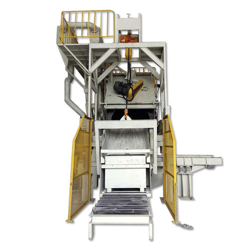 Granalladora de tambor - TB-ND1000 - Tongbao Surface Processing Equipment - de turbina / para metal / para piezas de plástico