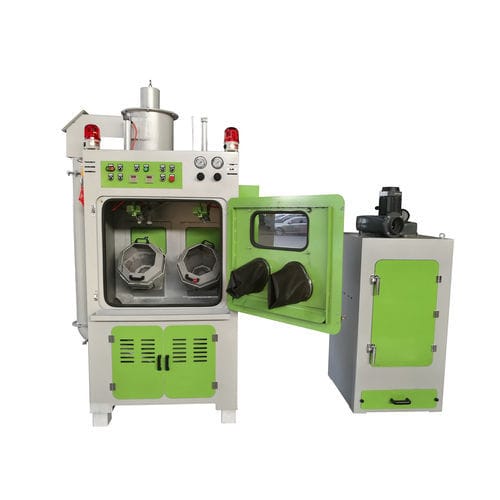 Arenadora automática - TB-NR9080AD - Tongbao Surface Processing Equipment - de aspiración / para tratamiento de superficie / de tambor
