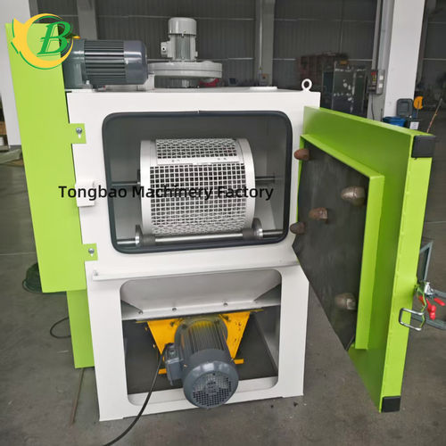 Granalladora de tambor - Tongbao Surface Processing Equipment - de turbina / para metal / para productos a granel