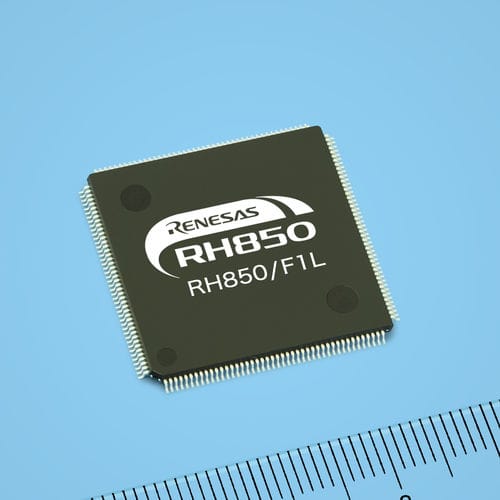 Microcontrolador 32 bits - RH850 series  - Renesas Electronics - para aplicaciones automovilísticas / de baja potencia