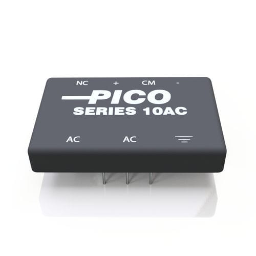 Alimentación eléctrica encapsulada - 10AC Series - Pico Electronics - AC/DC / de salida simple / regulada