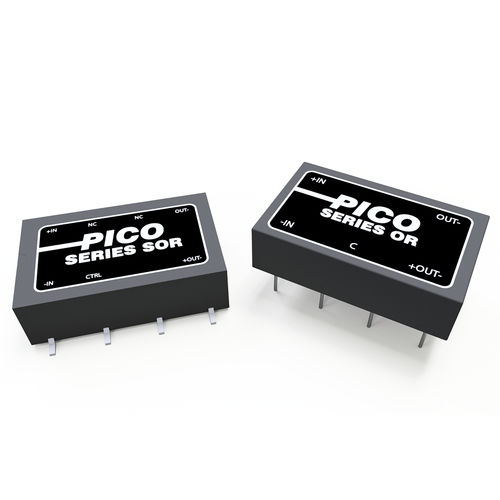 Convertidor DC/DC regulado - OR & SOR Series - Pico Electronics - aislado / SMD / encapsulado