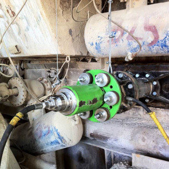 Cañón de aire potente - Turbo-Flow™ - FLOW INDUSTRIES - de alta presión / automático / controlado a distancia