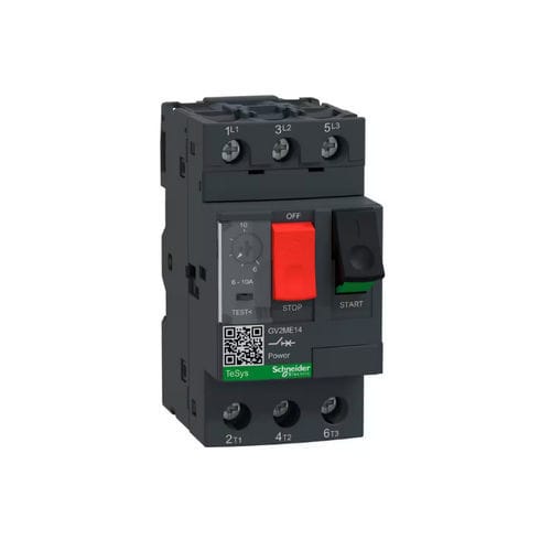 Disyuntor magnetotérmico - TeSys GV2 - Schneider Electric - trifásico / motor / tipo botón