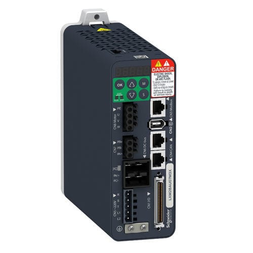 Servo-variador trifásico - LXM28AUA5M3X - Schneider Electric - monofásico / analógico / de mando
