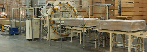 Envolvedora orbital - Shanghai Fhope machinery co.,ltd - automática / para plancha / de film estirable