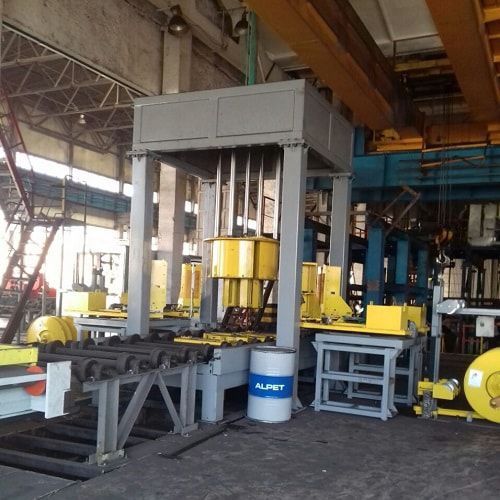 Flejadora automática - Shanghai Fhope machinery co.,ltd - semiautomática / para bobinas de hilo / de compresión