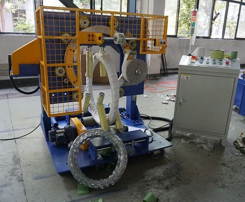 Envolvedora con anillo rotativo - FPW300-W - Shanghai Fhope machinery co.,ltd - automática / para bobinas de hilo / de film estirable