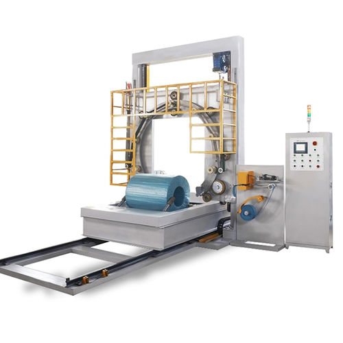 Envolvedora con anillo rotativo - FPW-800 - Shanghai Fhope machinery co.,ltd - automática / para bobinas de hilo / de film estirable