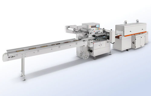 Retractiladora enteramente automática - LD-059 - Shanghai Fhope machinery co.,ltd - para productos cosméticos / para batería / para productos alimentarios congelados